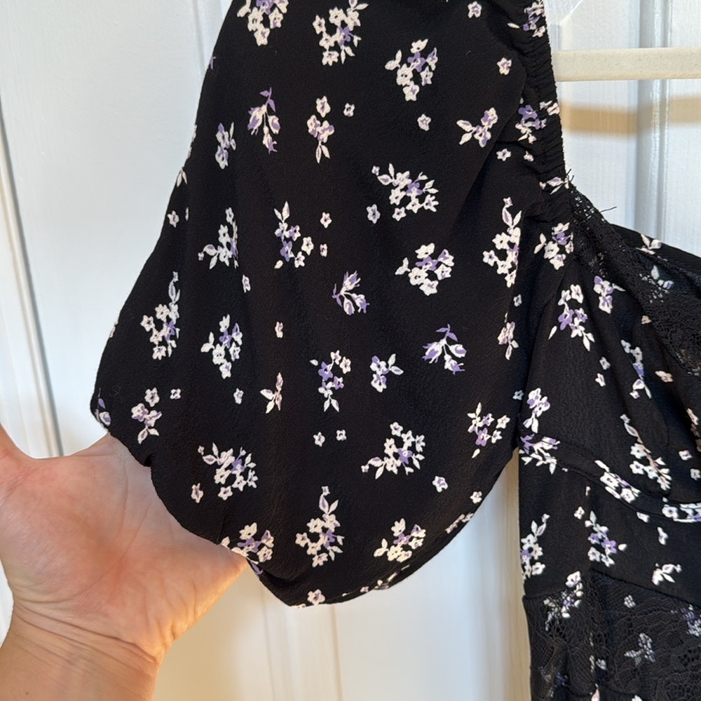 Forever 21 Black Floral Maxi Dress - Picture 12 of 14